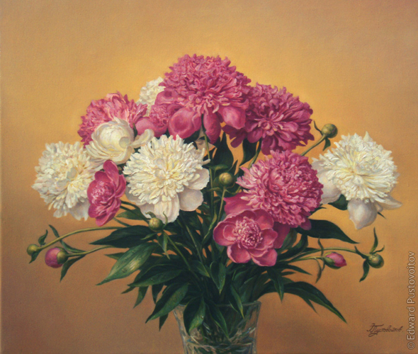 Пионы. (частная коллекция, Латвия)